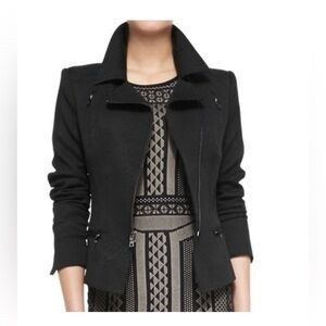 BCBG Black Moto Jacket